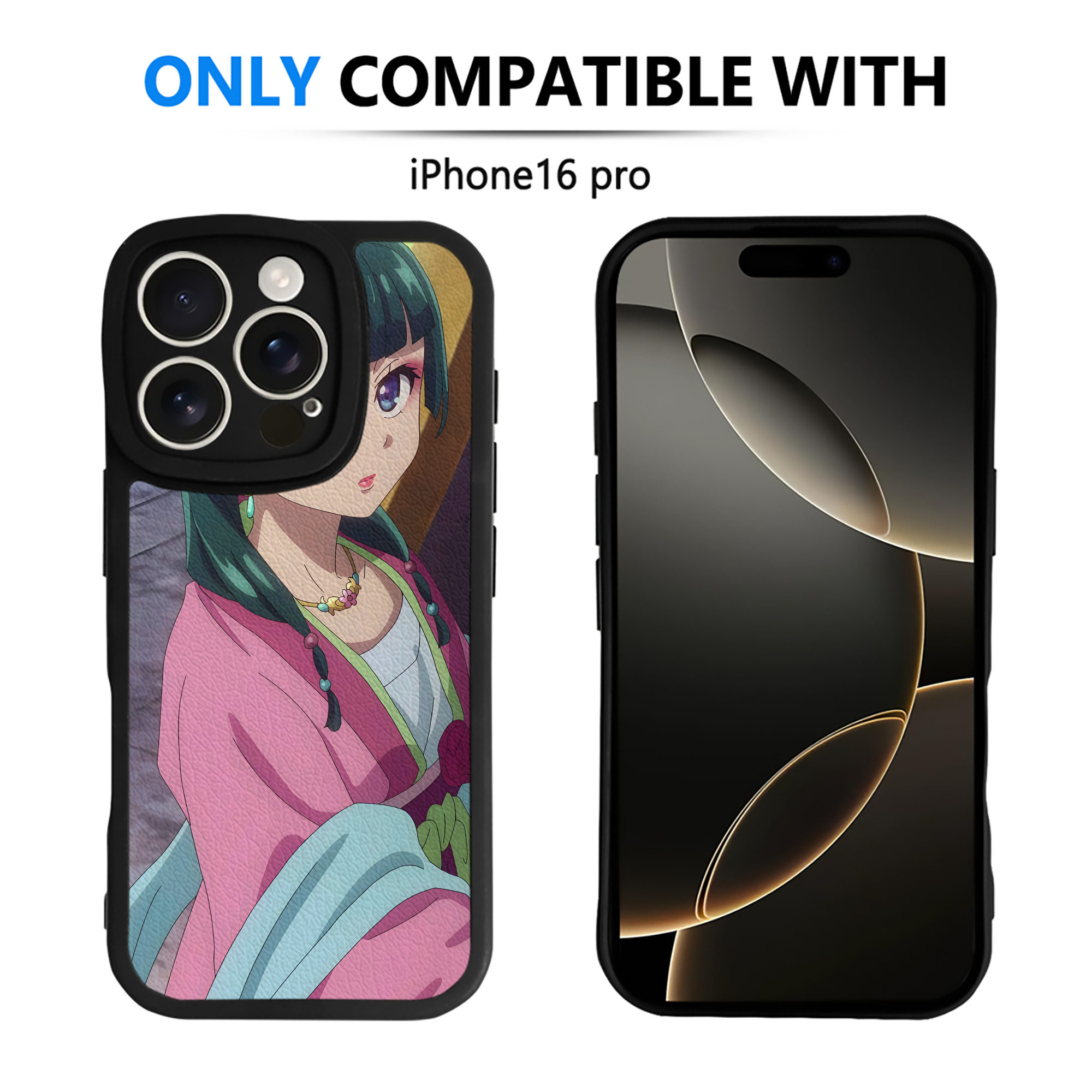 薬屋のひとりごと The Apothecary Diaries 【iPhone 16シリーズ対応】シリコンスマホケース（レザー調） 材質：シリコン